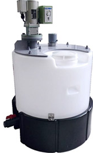 攪拌機（小型撹拌機)・フロートスイッチ・樹脂（PE）製タンク製造